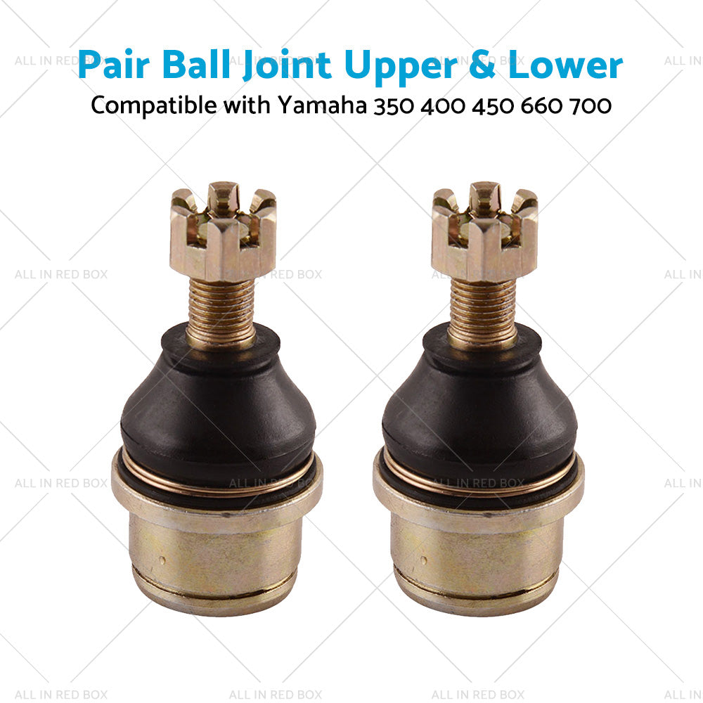 Ball Joint Upper Lower Kit Suitable for YAMAHA 350 400 450 660 700 Rhino Grizzly
