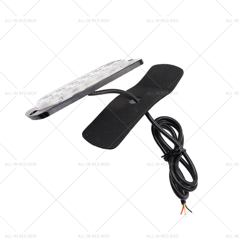 10x Amber White LED Car Emergency Beacon Warning Hazard Flashing Strobe Light