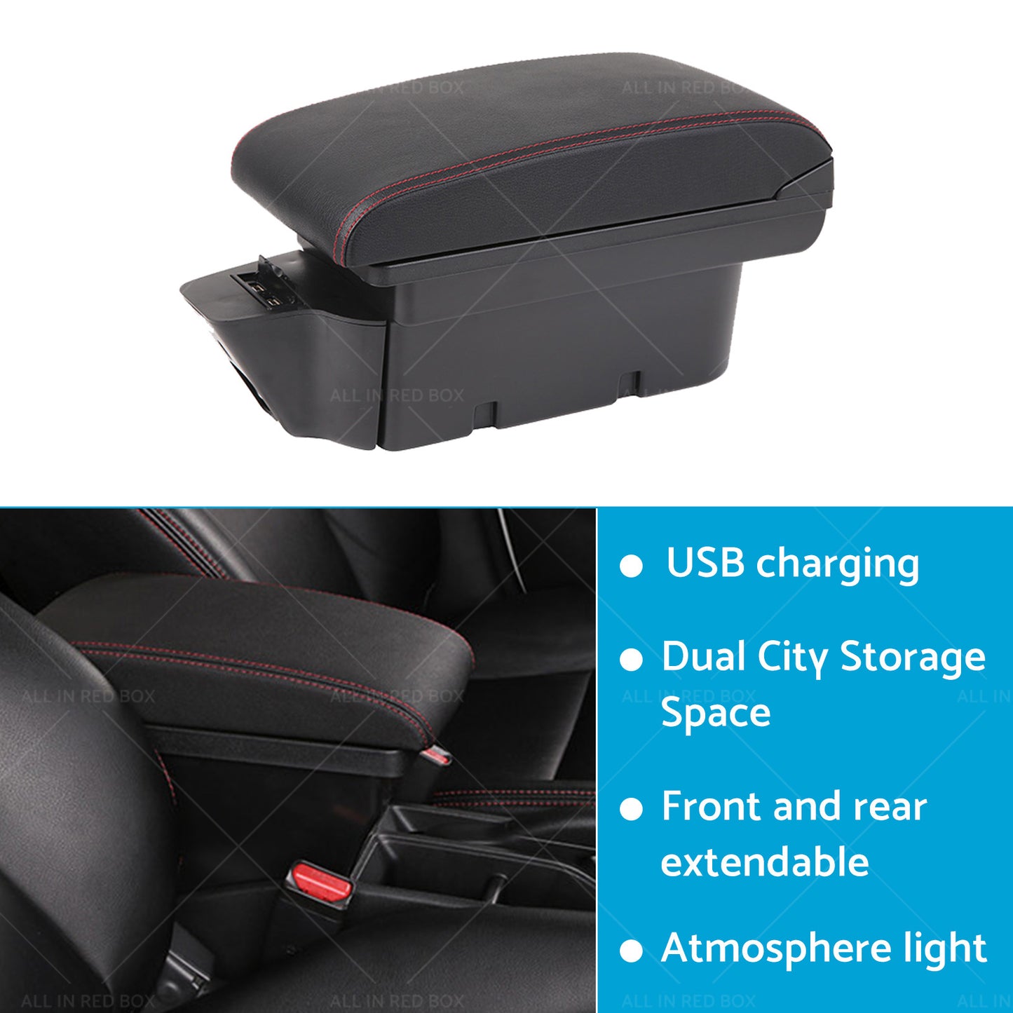 {{ Centre Console Armrest Storage Box Suitable For Toyota 86 Subaru BRZ }} - Buy Car Parts Online at {{ Kaka Auto Parts }}.