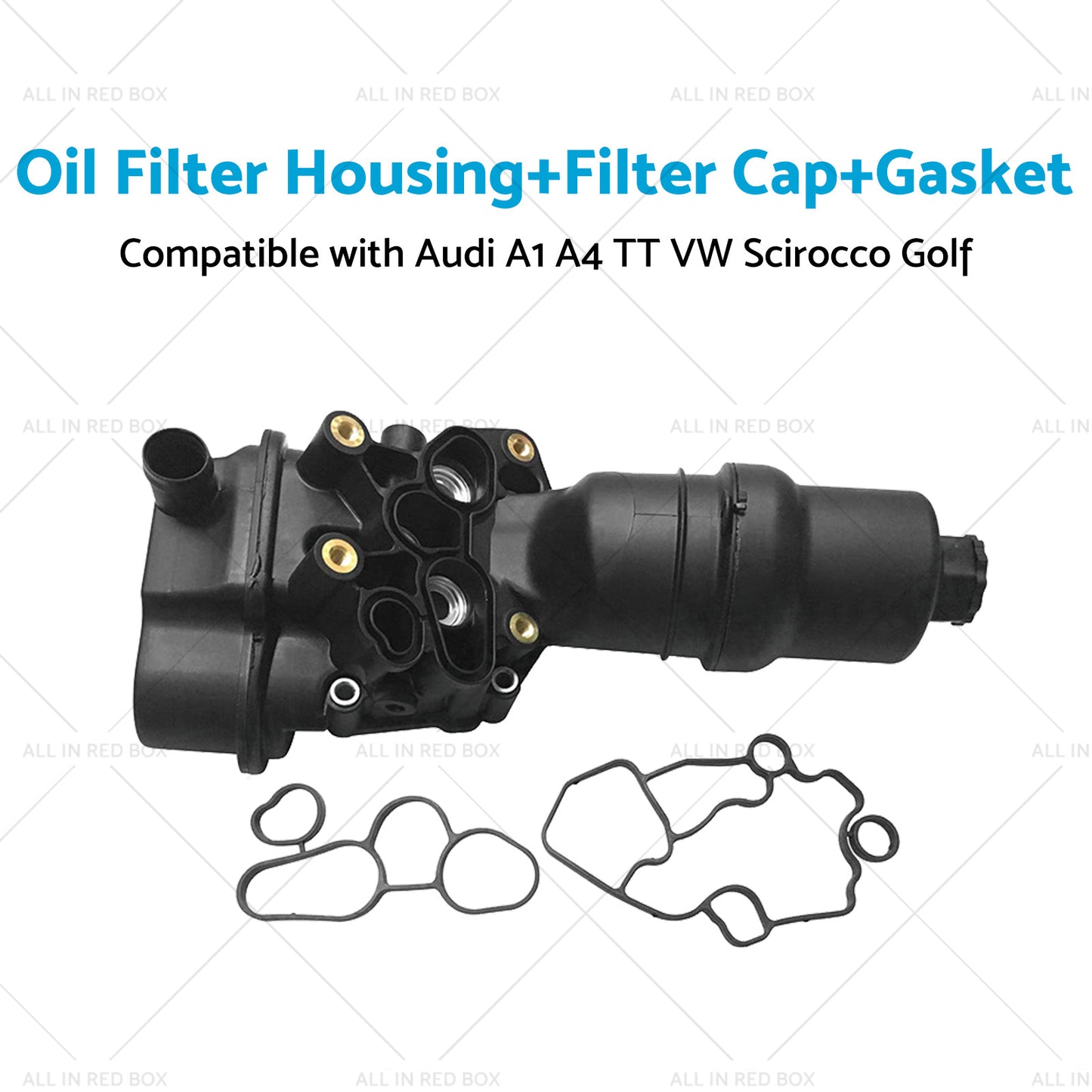 {{ Oil Filter Housing with Gasket Suitable For VW Audi Seat 2. 0 TFSI 06F115397H }} - Buy Car Parts Online at {{ Kaka Auto Parts }}.