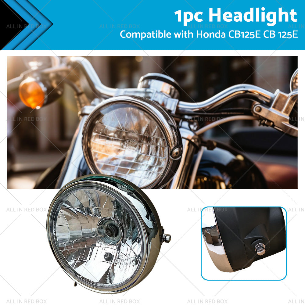 {{ Motorcycle Headlight Head Light Suitable For Honda CB125E CB 125E GLH125SH SH }} - Buy Car Parts Online at {{ Kaka Auto Parts }}.