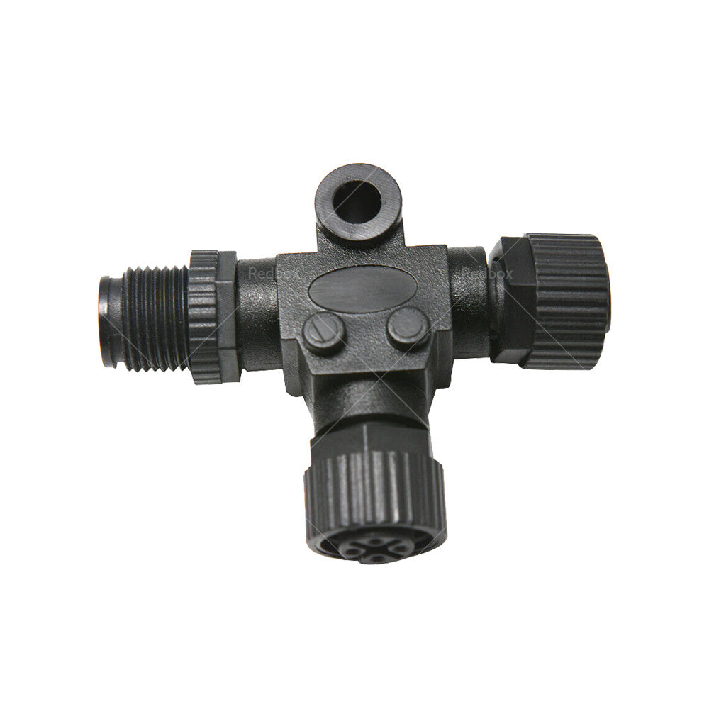 NMEA2000 5 Pins T Connector for Garmin Lowrance Simrad B and G Navico Networks Black