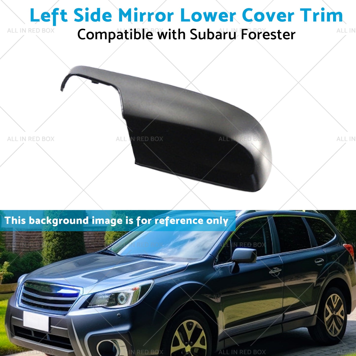 {{ Left Side Mirror Lower Cover Trim Suitable for 12-18 Subaru Forester XV G4X }} - Buy Car Parts Online at {{ Kaka Auto Parts }}.