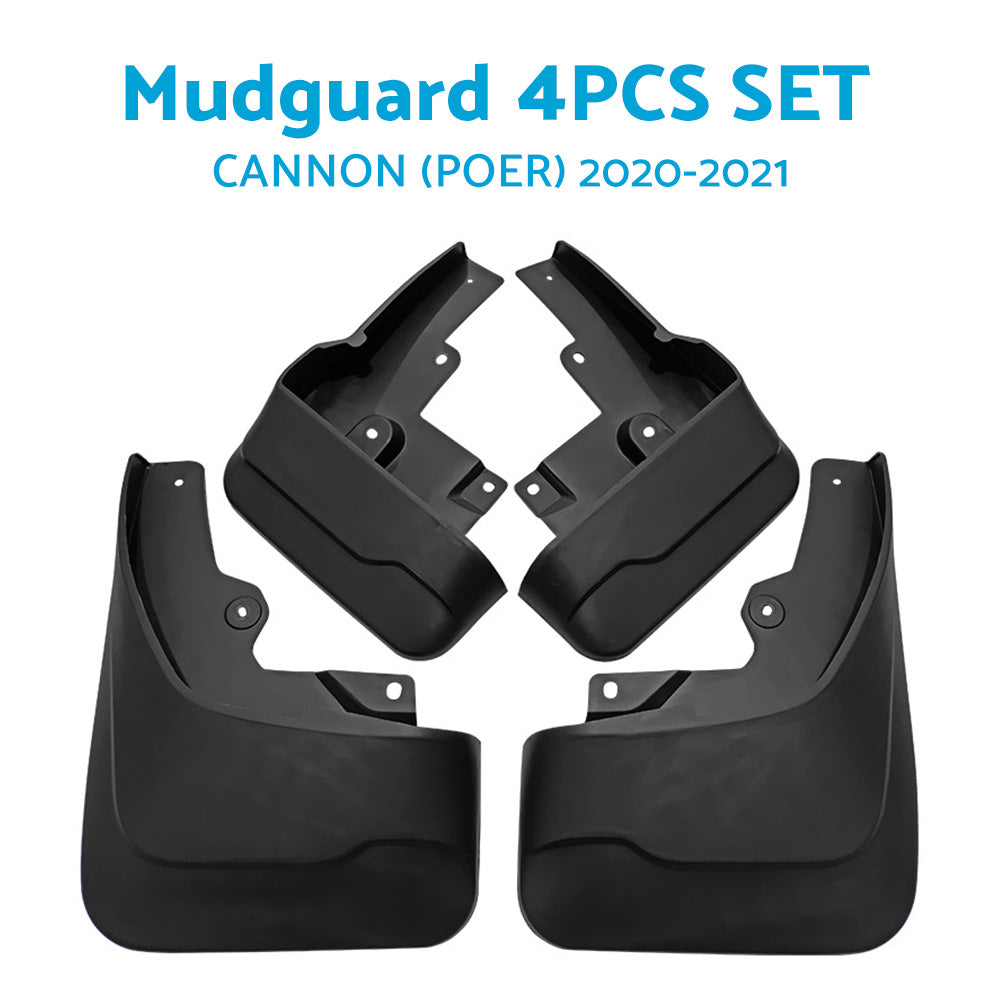 Car Mud Flaps Kit For Great Wall Cannon GWM Poer UTE NPW 2. 0L GW4D20 2020 - 2022
