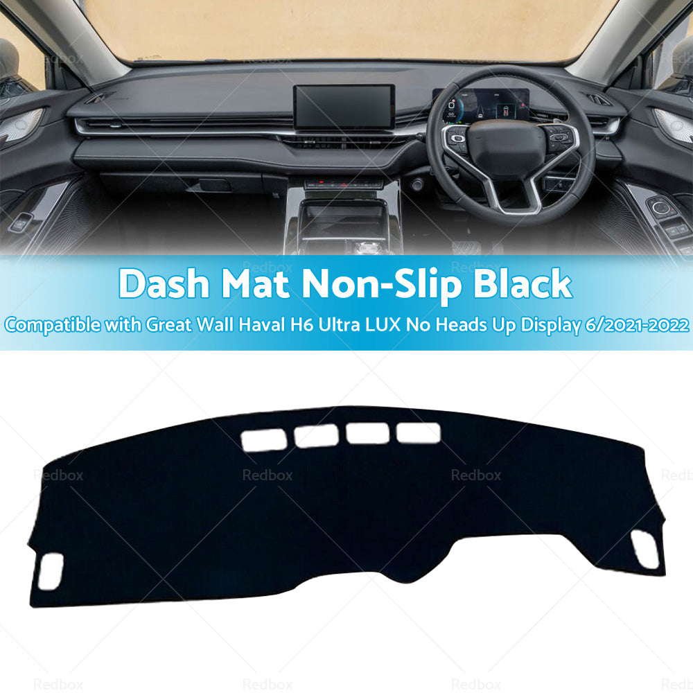 Dash Mat Suitable For Haval H6 LUX and Premium No Heads Up Display 6 or 2021-2022