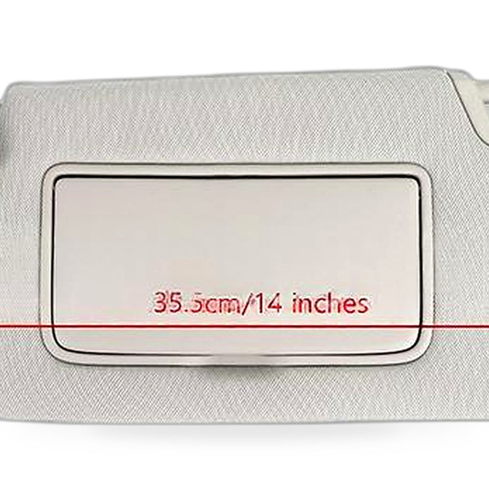 Left Sun Visor with Light Suitable for Nissan Teana Altima 2013-2018 Gray - XQ1