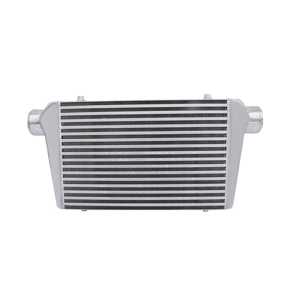 3 Inch Universal Aluminum Intercooler Turbo Bar Plate Front Mount FMIC 450x300x76mm