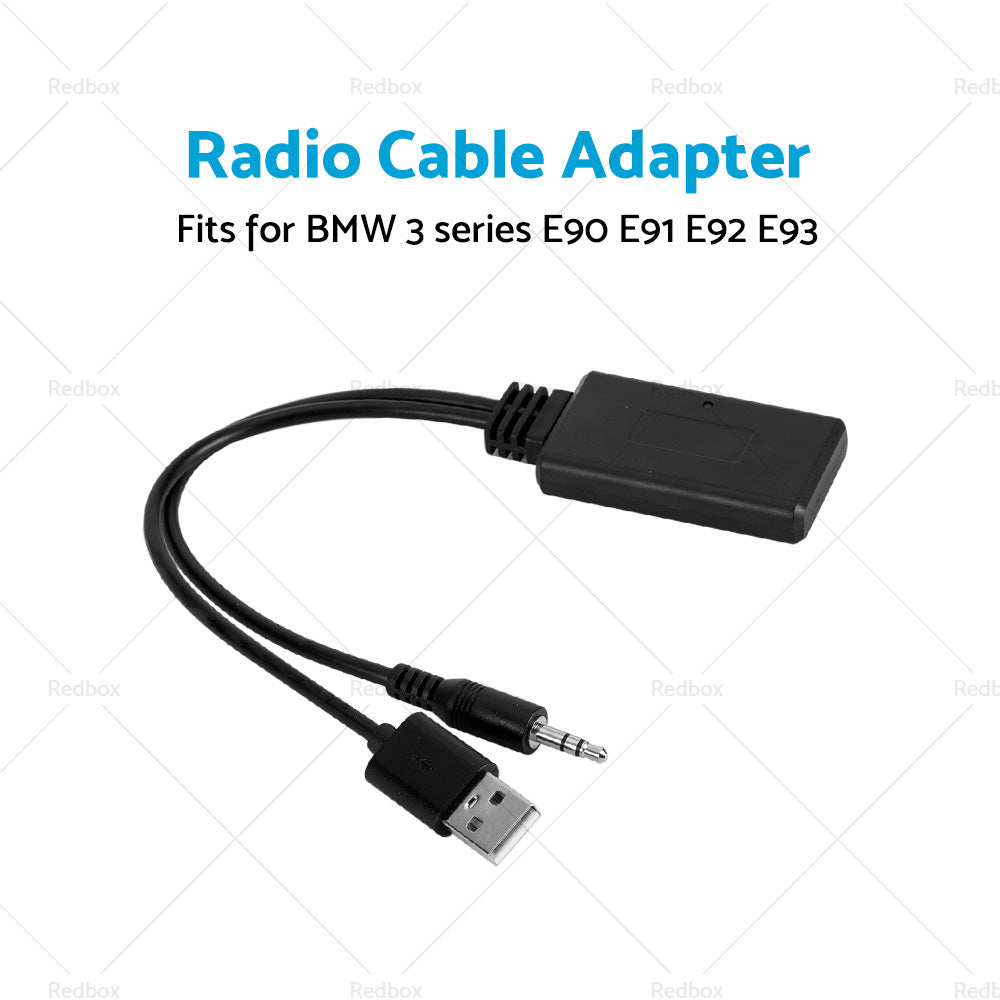 Car Bluetooth-compatible Radio AUX Cable Adapter Accessories For BMW E90 E91 E92