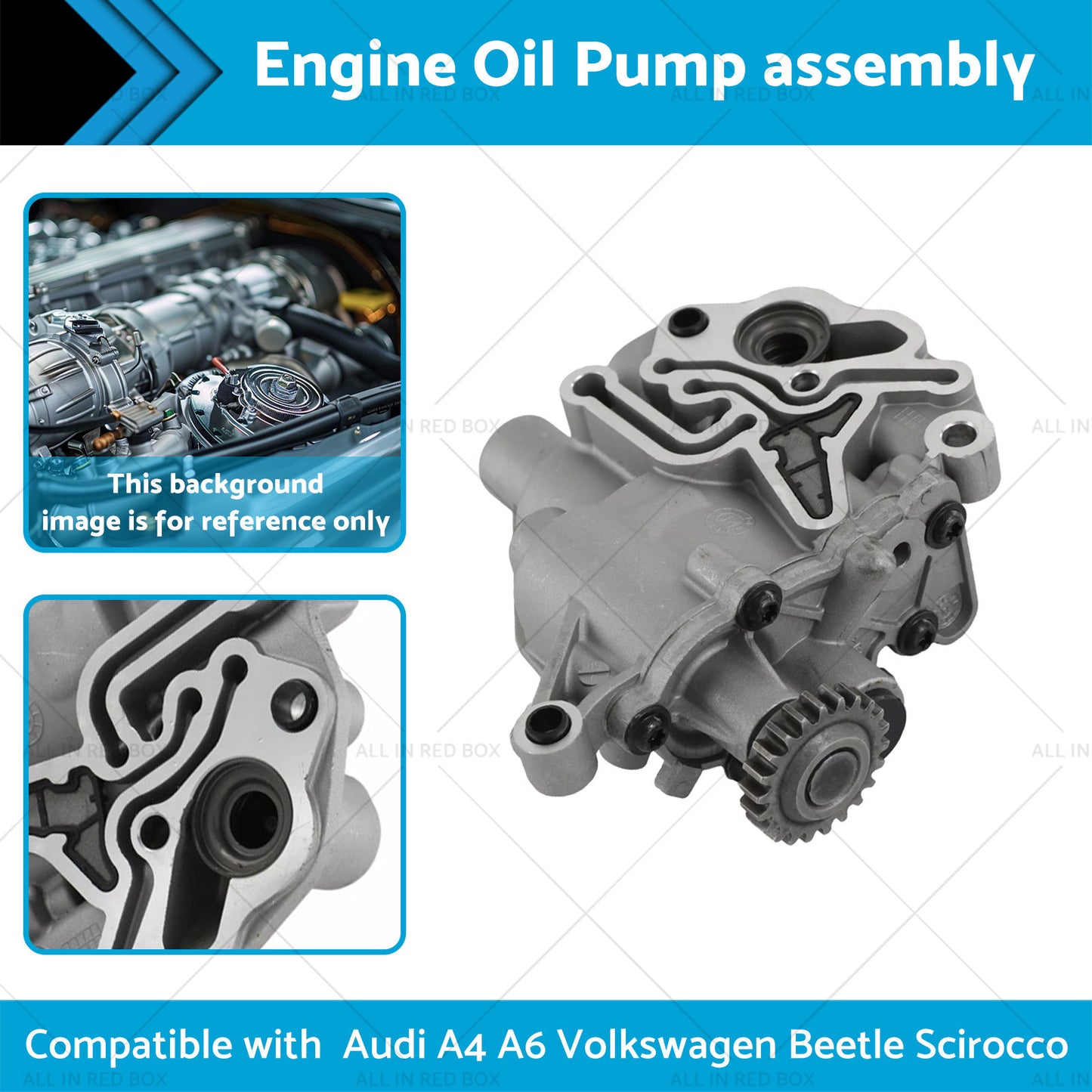 {{ Engine Oil Pump Assembly Suitable for Audi A4 A6 VW Golf Passat Tiguan 2013-2018 }} - Buy Car Parts Online at {{ Kaka Auto Parts }}.