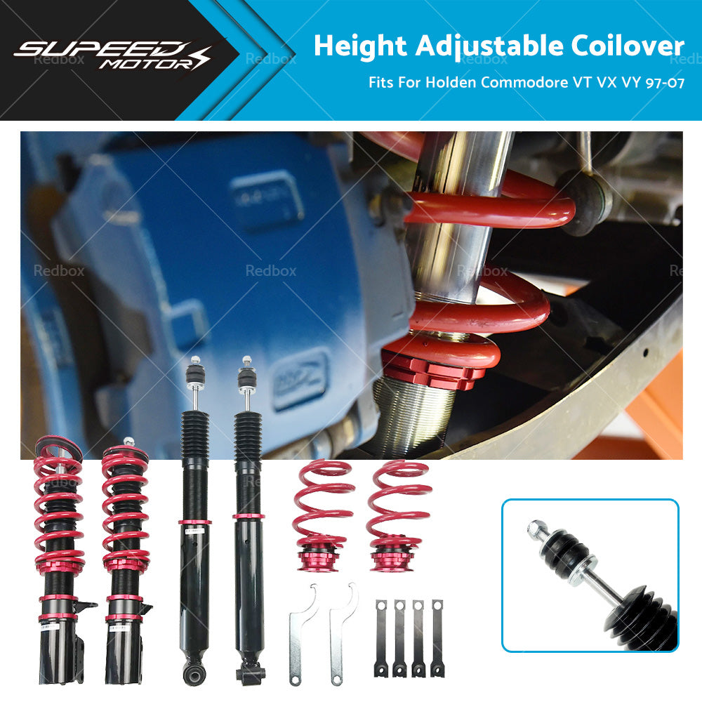 Coilovers Strut Shock Suspension Fit Holden Commodore VY VT VX Height Adjustable