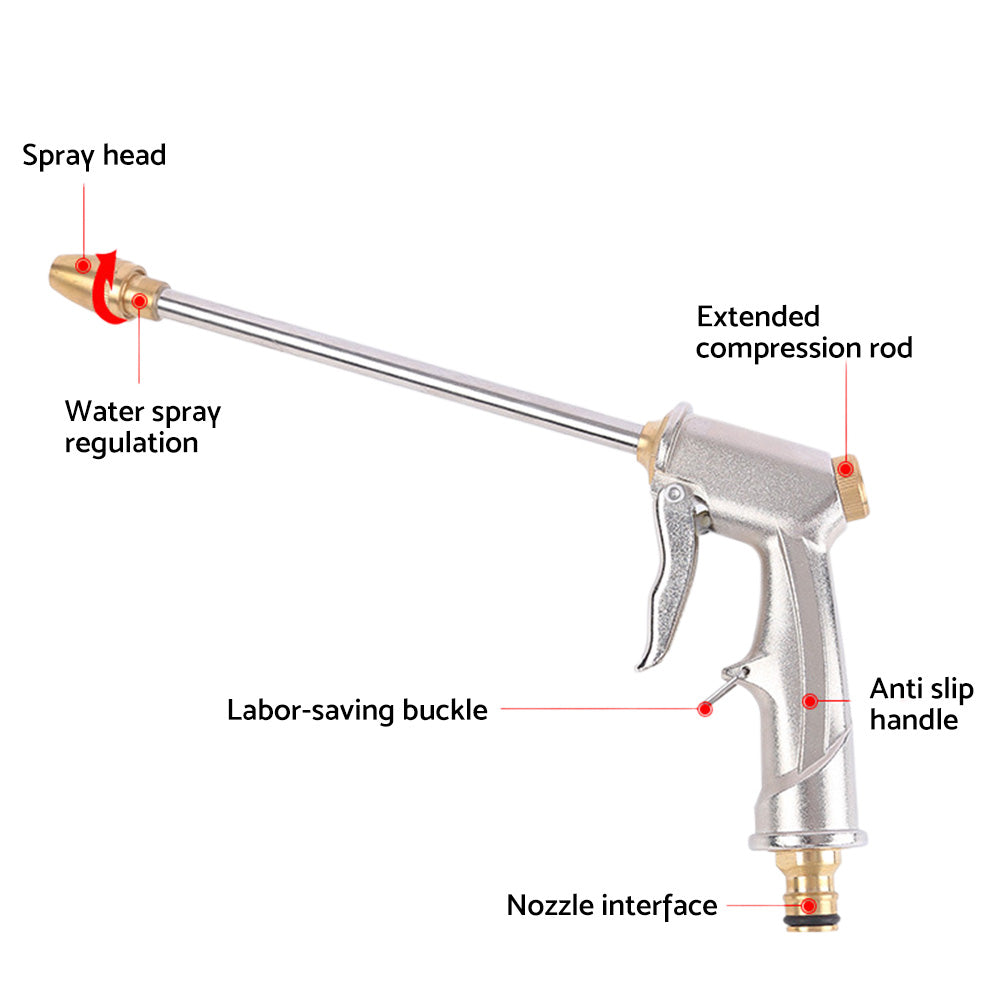 {{ High Pressure Water Hose Nozzle Long Spray Nozzle Garden Hose Garden Car Wash }} - Buy Car Parts Online at {{ Kaka Auto Parts }}.