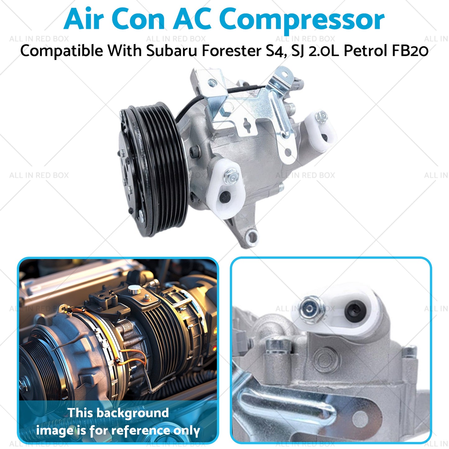 {{ Air Conditioning Compressor Suitable for Subaru Forester S4, SJ 2.0L Petrol FB20 }} - Buy Car Parts Online at {{ Kaka Auto Parts }}.