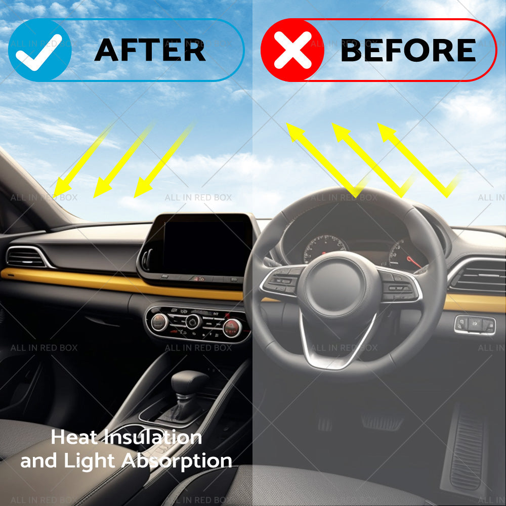 {{ NO HUD Non-Slip Dash Mat Suitable For Hyundai Kona Active Elite SE 7 2017-2023 }} - Buy Car Parts Online at {{ Kaka Auto Parts }}.