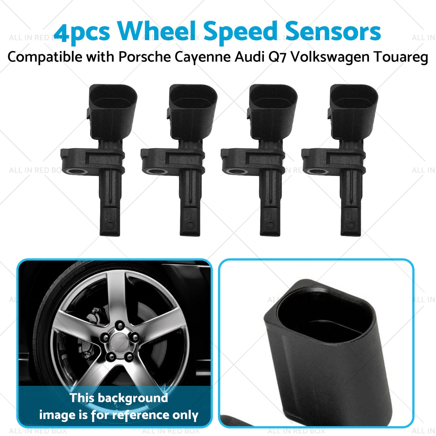 {{ 4x Wheel Speed Sensor Suitablefor Audi Q7 4LB Porsche Cayenne 92A VW Touareg 7P5 }} - Buy Car Parts Online at {{ Kaka Auto Parts }}.