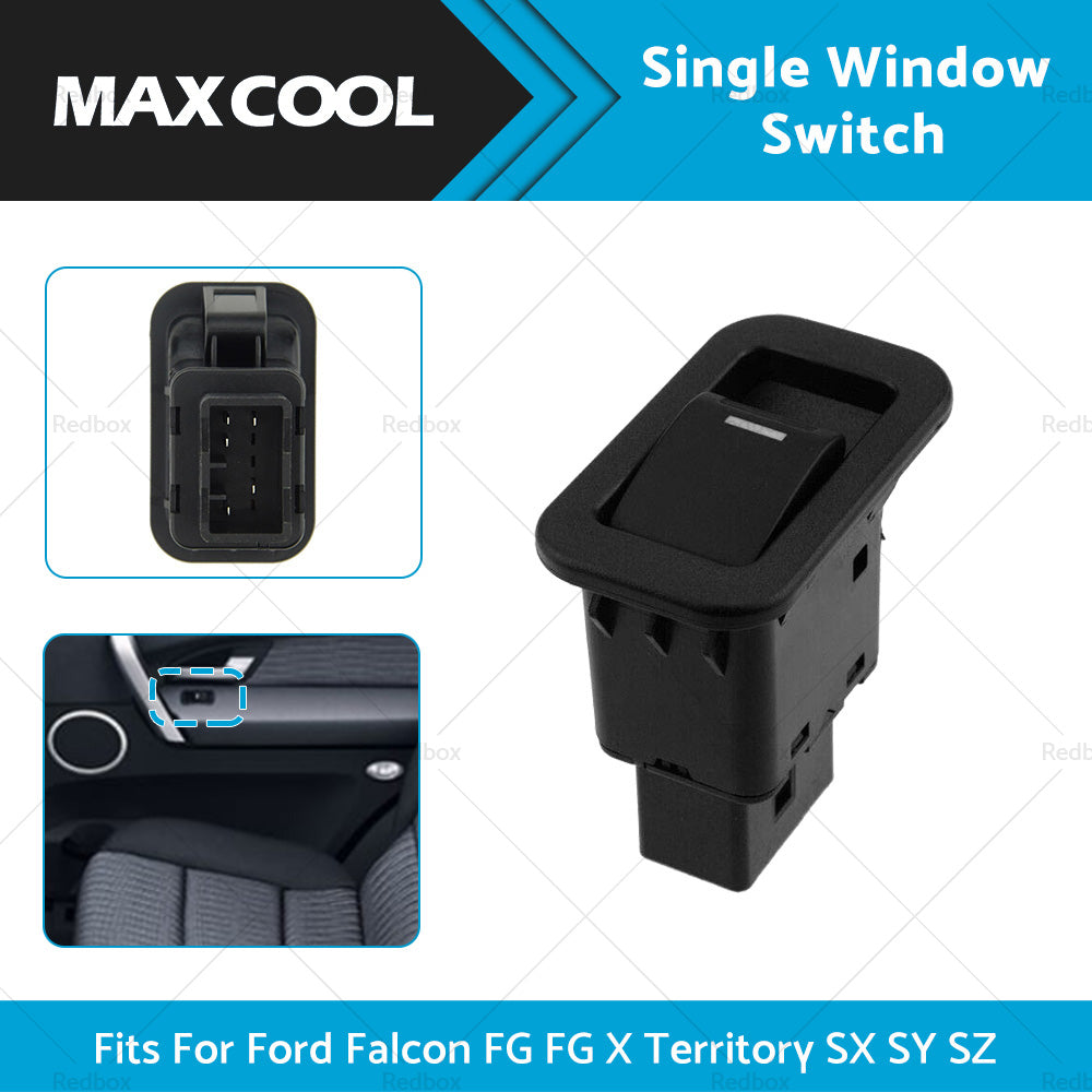 {{ 1x Single Window Switch for Ford Territory SX SY SZ Falcon FG XR6 XR8 With Light }} - Buy Car Parts Online at {{ Kaka Auto Parts }}.