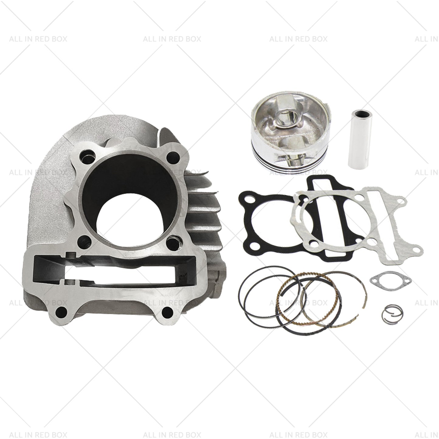 {{ 61mm Bore Cylinder Upgrade Kit Piston Gasket Suitable for GY6 172cc 180cc Motor }} - Buy Car Parts Online at {{ Kaka Auto Parts }}.