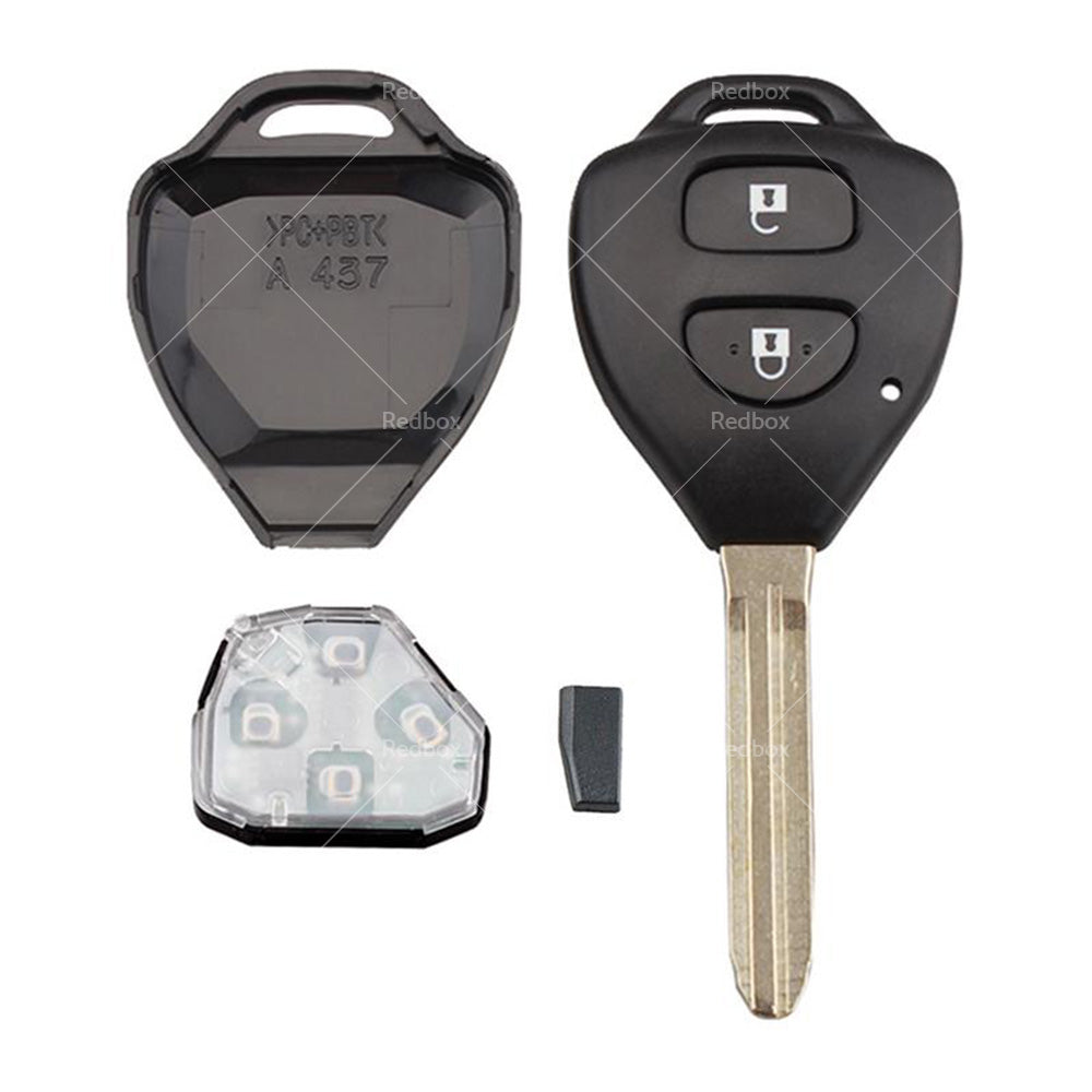 Complete Remote Car Key Suitable For Toyota Hilux or Yaris 2005-2009 4D-67