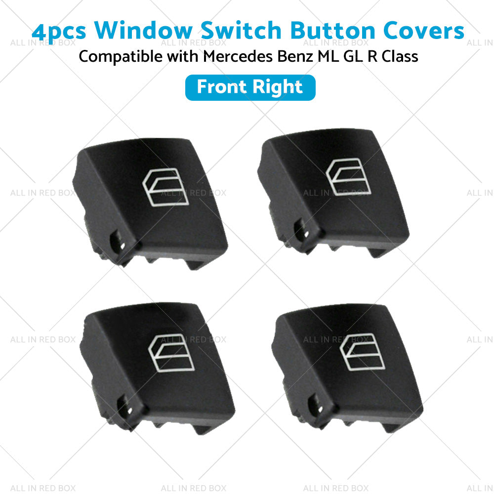 {{ 4PCS Driver Window Switch Button Cover Suitable for Mercedes Benz ML W164 W212 }} - Buy Car Parts Online at {{ Kaka Auto Parts }}.