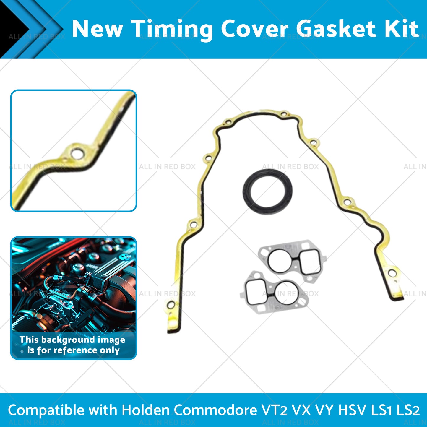 New Timing Cover Gasket Kit Suitable for Holden Commodore VX VY VT2 HSV LS1 LS2