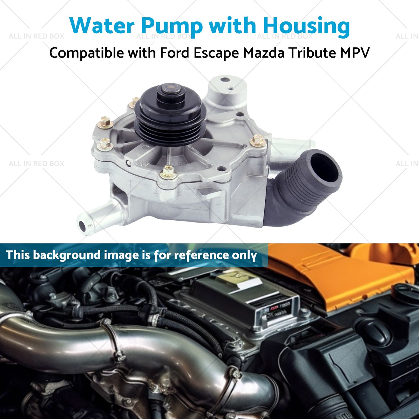 {{ Water Pump and Housing ?Suitable for Mazda Tribute MPV Ford Escape V6 3. 0L 03-06 }} - Buy Car Parts Online at {{ Kaka Auto Parts }}.