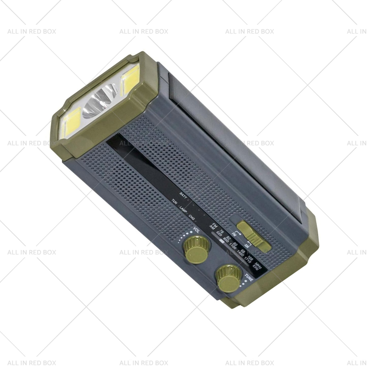 {{ Solar Hand Crank Radio Emergency Weather 5000mAh Power Bank Charger Flash Light }} - Buy Car Parts Online at {{ Kaka Auto Parts }}.