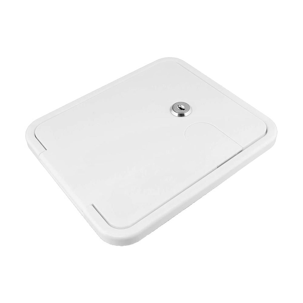 Caravan Utility Door Access Hatch Rectangle 194x165mm Suitable For RV Motorhome With Lock