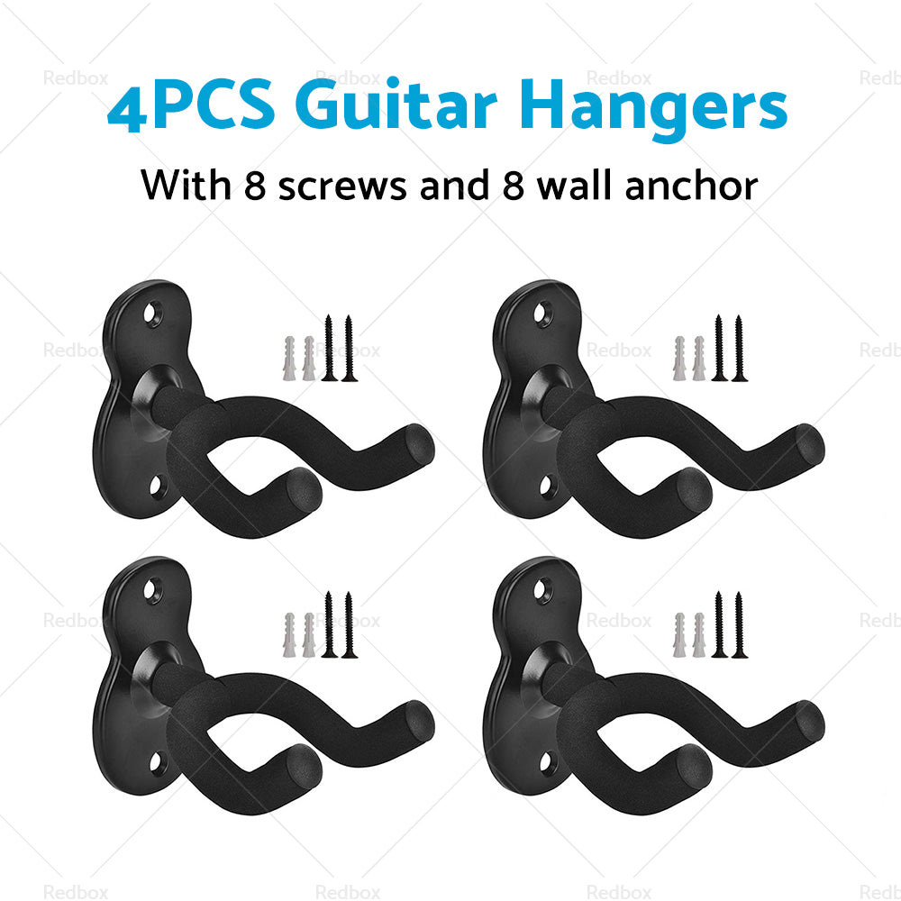 {{ Guitar Hanger Display Wall Mount Holder Hook Rack Bracket Padded Instrument }} - Buy Car Parts Online at {{ Kaka Auto Parts }}.