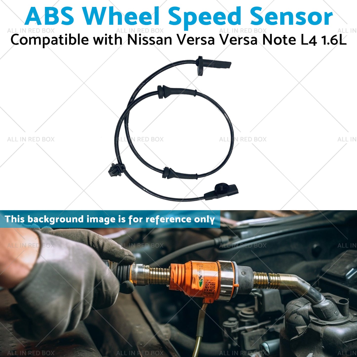 {{ ABS Wheel Speed Sensor Suitable for Nissan Versa Versa Note L4 1.6L Front L or R }} - Buy Car Parts Online at {{ Kaka Auto Parts }}.