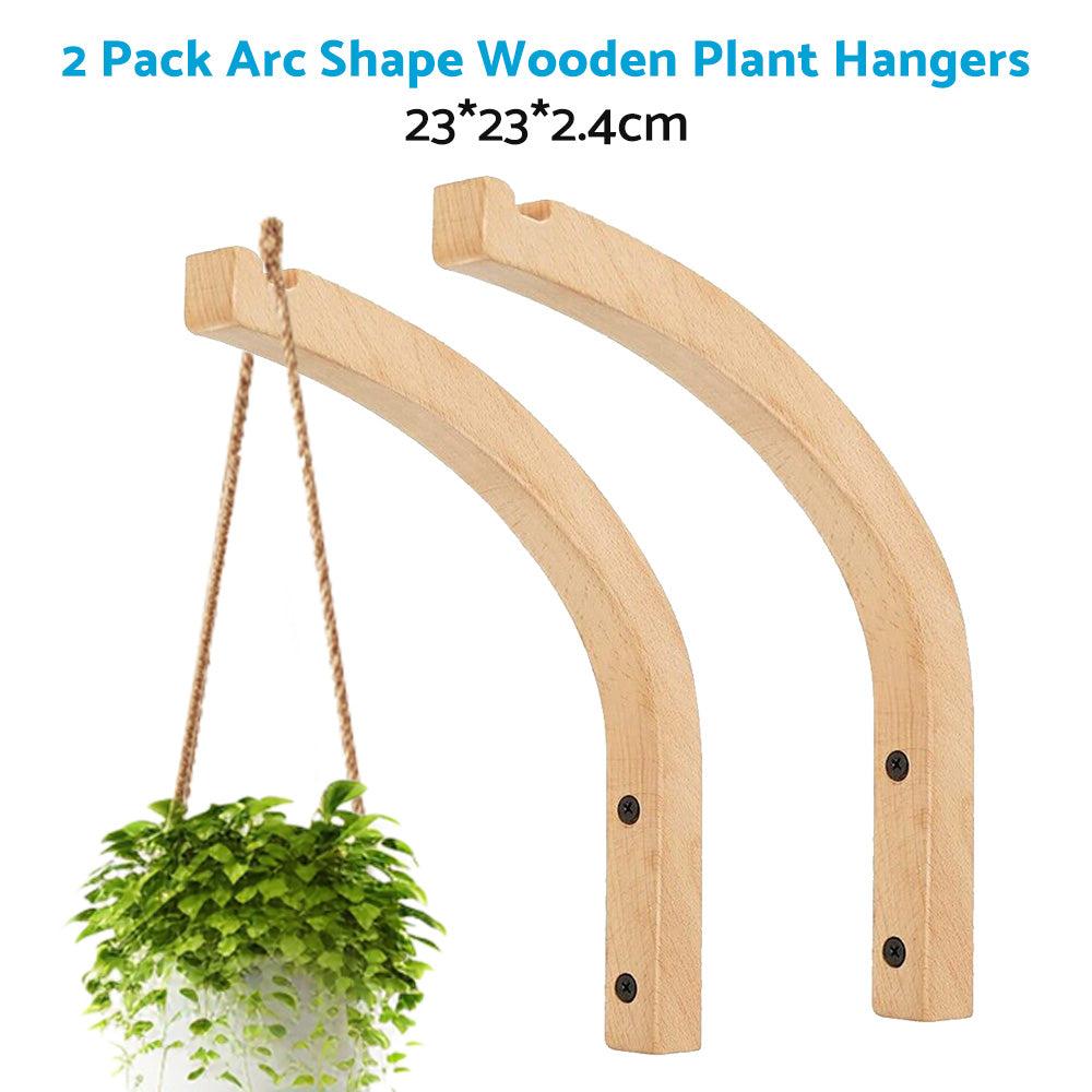 Plant Hanger Hanging Plant Hook Wooden Hanging Basket Wall Plant Hook Flower Pot