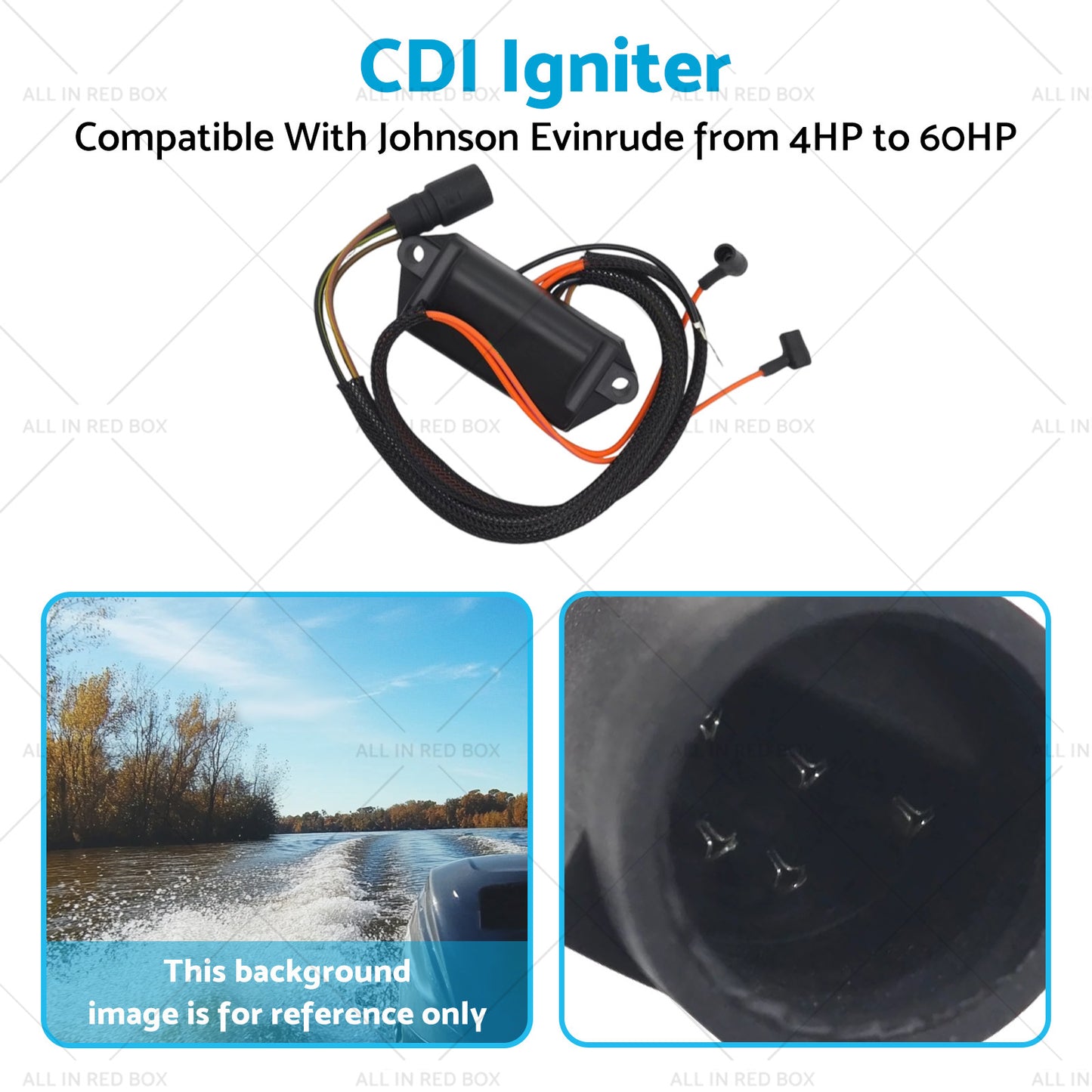 Ignition Module Suitable For Johnson Evinrude 4HP 5HP 6HP 1986-2005