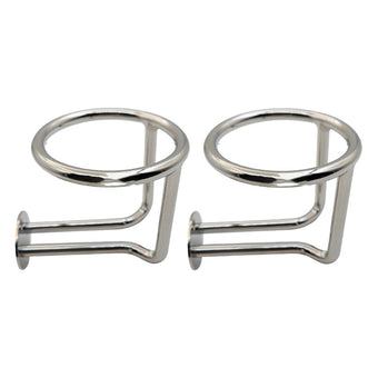 compare product 2X Marine Stainless Steel Ring Drink Cup Holder for Car Boat Yacht Truck RV