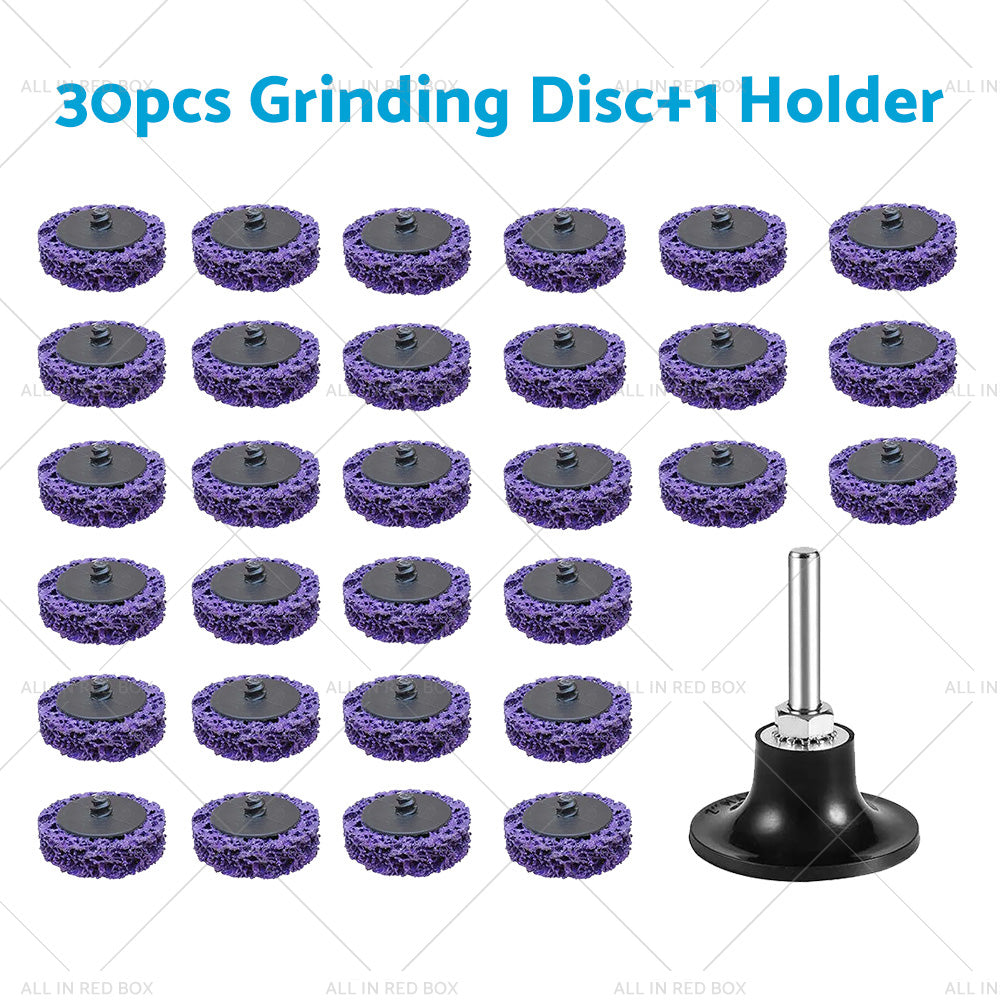 10/20/30PCS 50mm Poly Strip Disc Wheel Paint Rust Removal For Angle Grinder