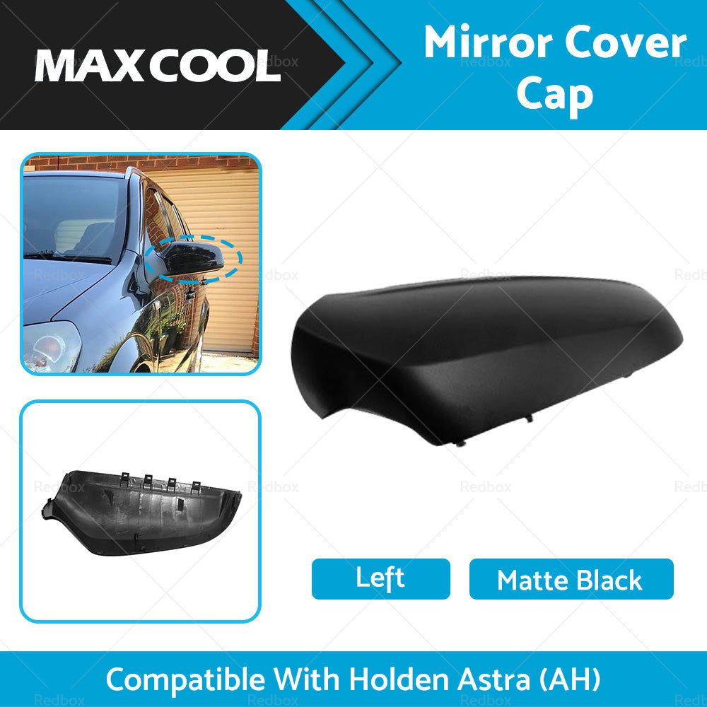 {{ Left Side Matte Black Mirror Cover Cap Suitable For Holden Astra AH 2005-2009 }} - Buy Car Parts Online at {{ Kaka Auto Parts }}.