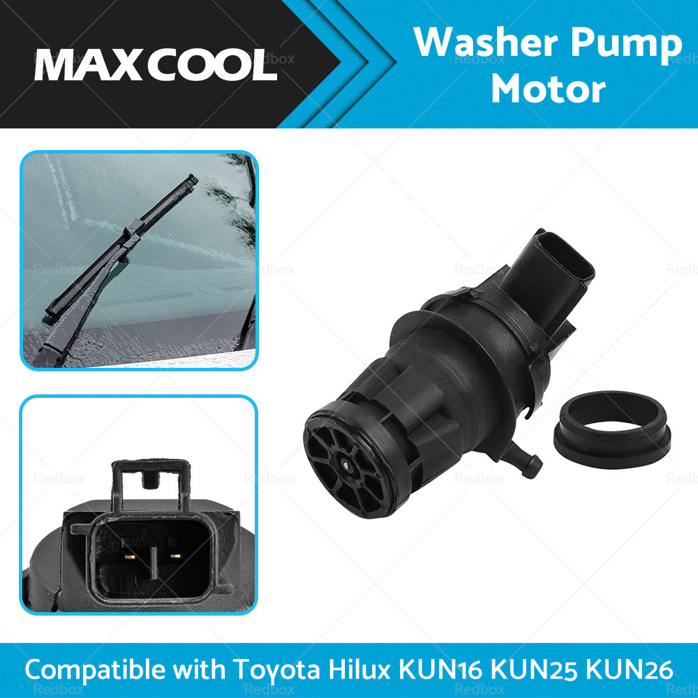 {{ Wiper Windscreen Washer Pump Motor Suitable for Toyota Hilux KUN16 KUN25 KUN26 }} - Buy Car Parts Online at {{ Kaka Auto Parts }}.