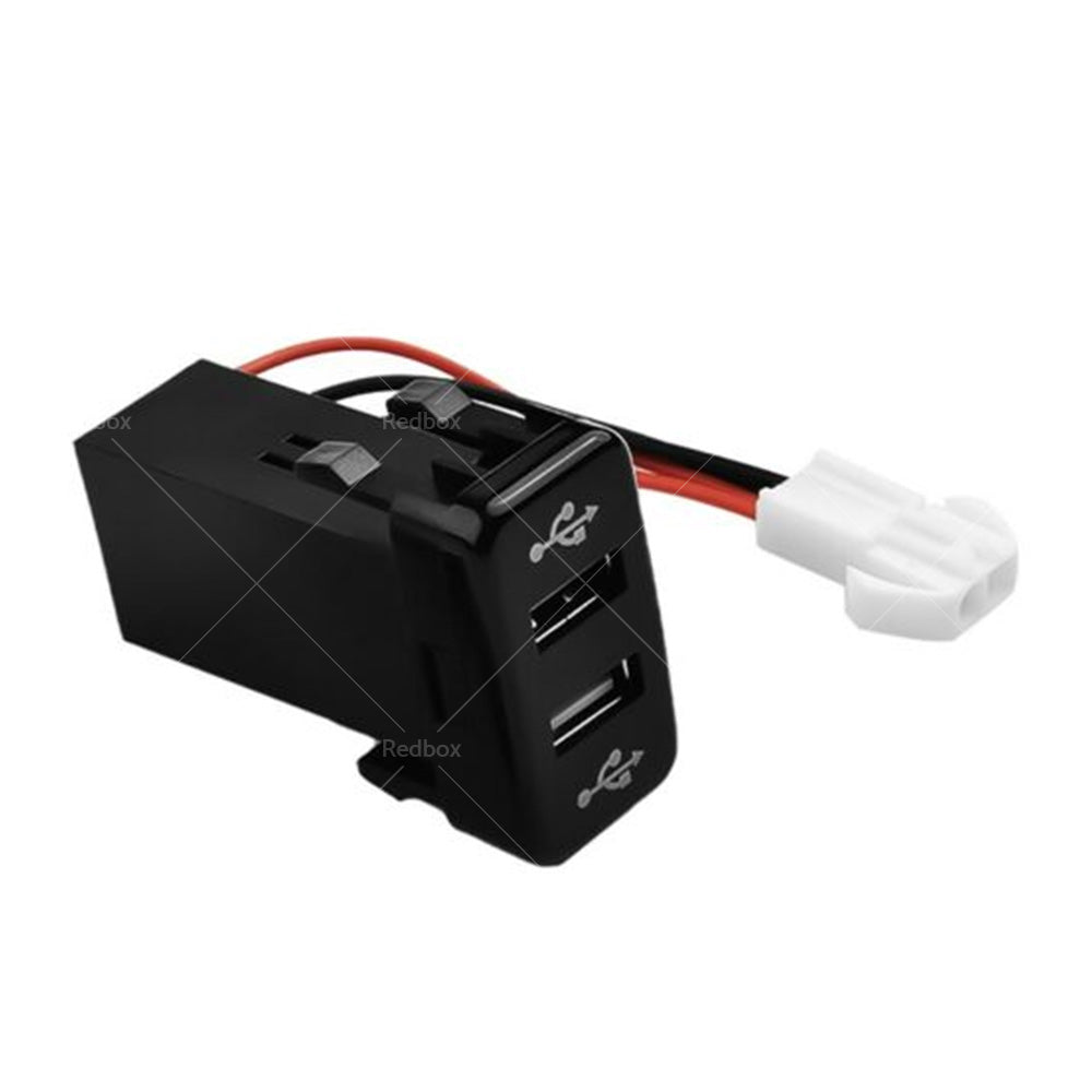 {{ Dual USB Socket Audio Charger Suitable For Toyota Hilux Prado Land Cruiser }} - Buy Car Parts Online at {{ Kaka Auto Parts }}.