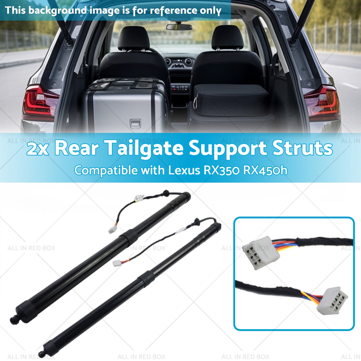 {{ 2x Rear Tailgate Support Struts Suitable for Lexus RX350 RX450h 6892048031 16-19 }} - Buy Car Parts Online at {{ Kaka Auto Parts }}.