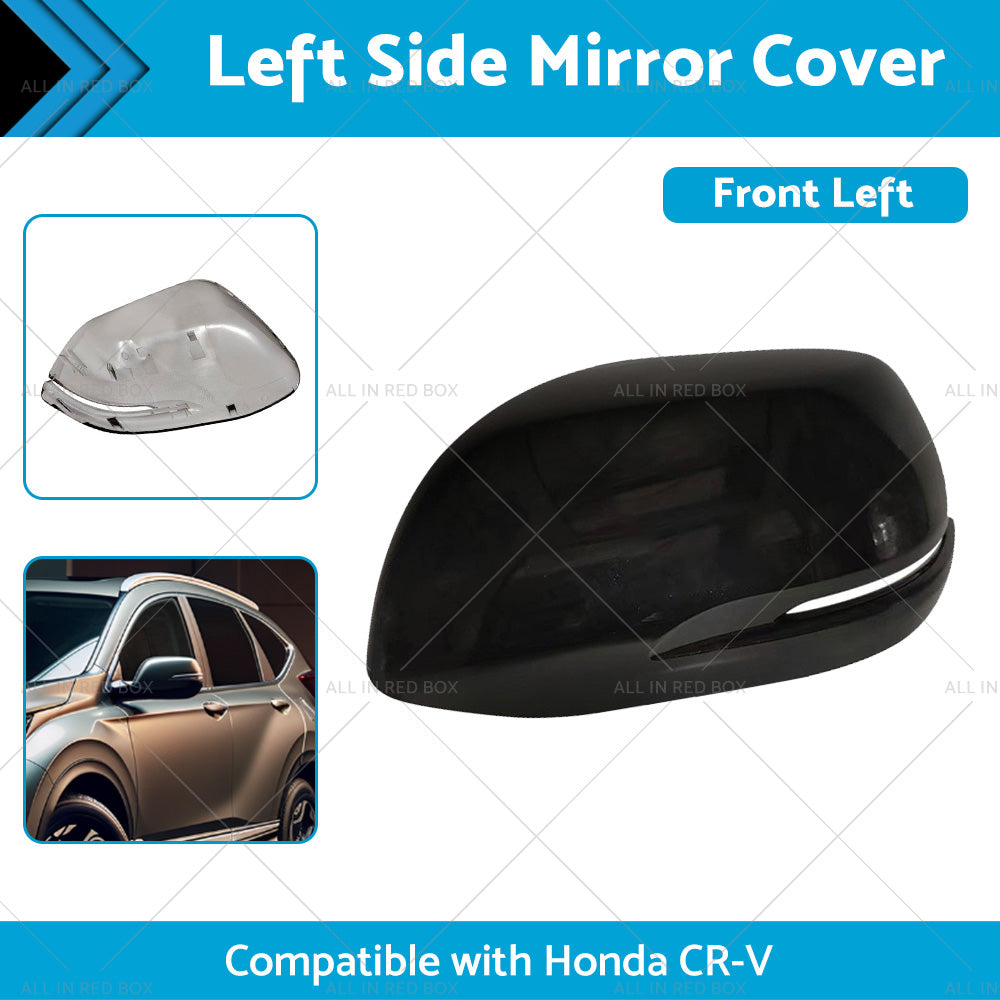 {{ LH Mirror Cover Housing Cap Suitable for Honda CR-V 12- NH731P Crystal Black }} - Buy Car Parts Online at {{ Kaka Auto Parts }}.