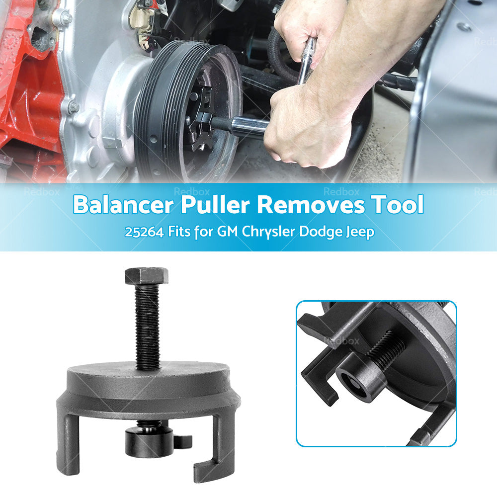 {{ 25264 Harmonic Balancer Puller Crank Pulley Puller Quickly Removes Tool For GM }} - Buy Car Parts Online at {{ Kaka Auto Parts }}.