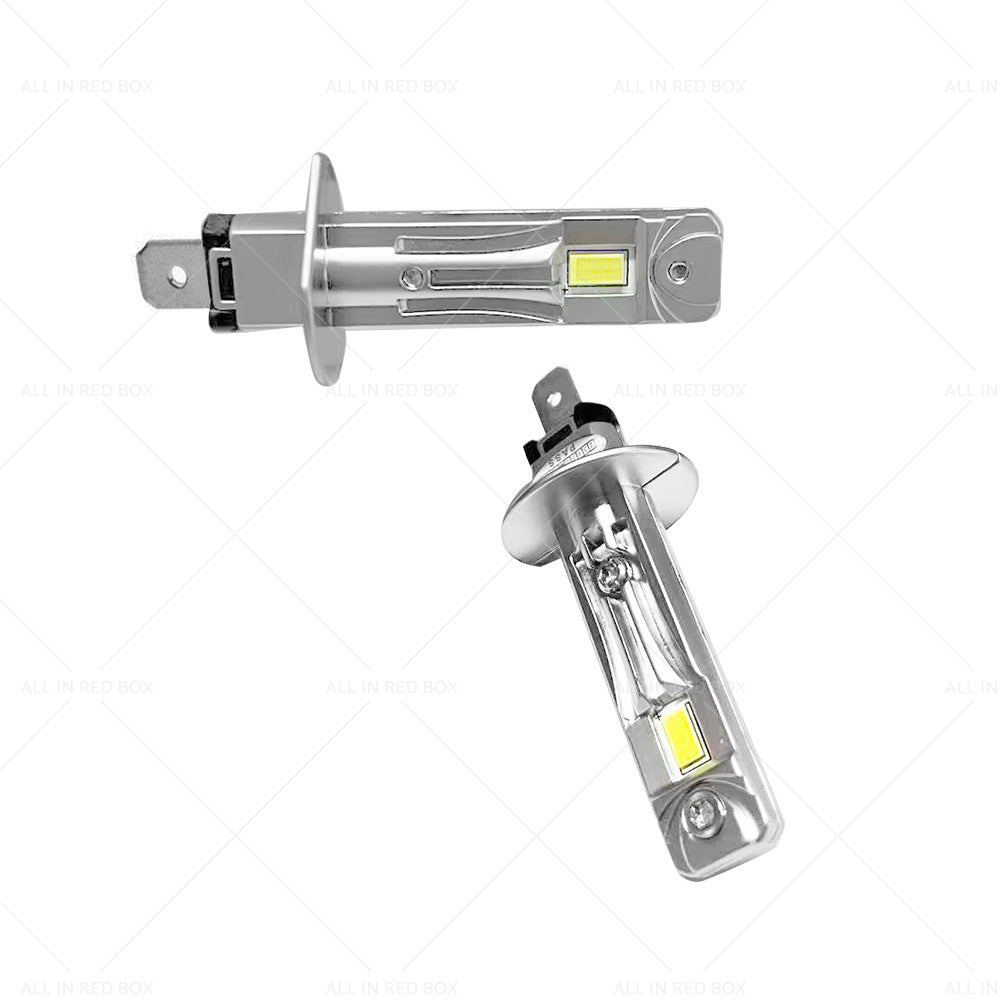 {{ 2PC H1 LED Headlight Kit 220W 30000LM Globes Car Bulbs High Low Beam 6000K White }} - Buy Car Parts Online at {{ Kaka Auto Parts }}.