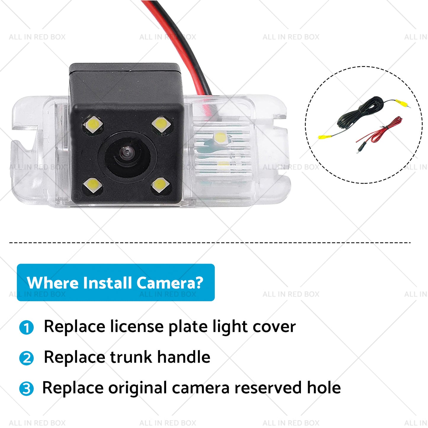 {{ Reversing Camera Suitable For Ford mondeo 4 Focus 2 S-Max Galaxy Kuga 1 C-Max 2 }} - Buy Car Parts Online at {{ Kaka Auto Parts }}.