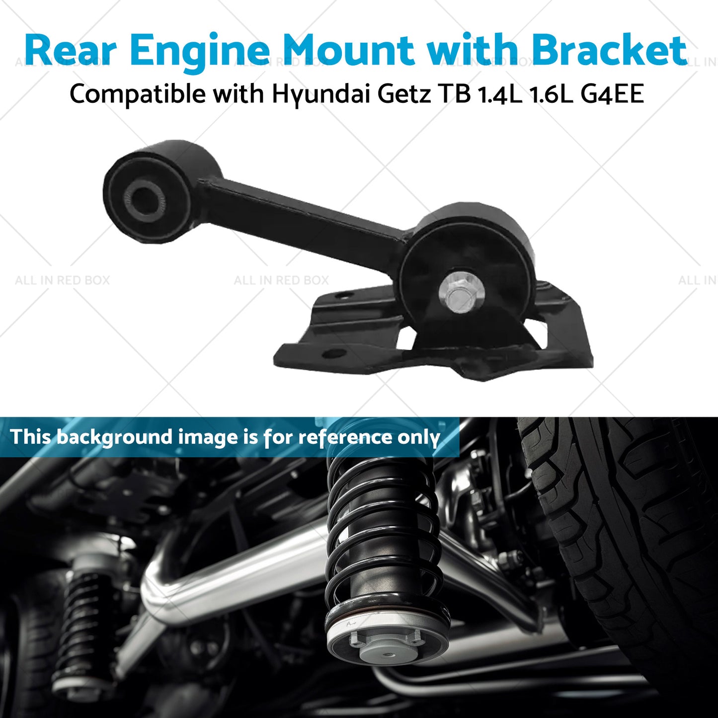 {{ Rear Engine Mount with Bracket Suitable for Hyundai Getz TB 1. 4L 1. 6L G4EE 05-11 }} - Buy Car Parts Online at {{ Kaka Auto Parts }}.