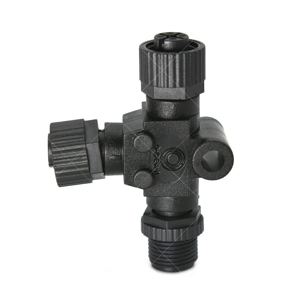 NMEA2000 5 Pins T Connector for Garmin Lowrance Simrad B and G Navico Networks Black