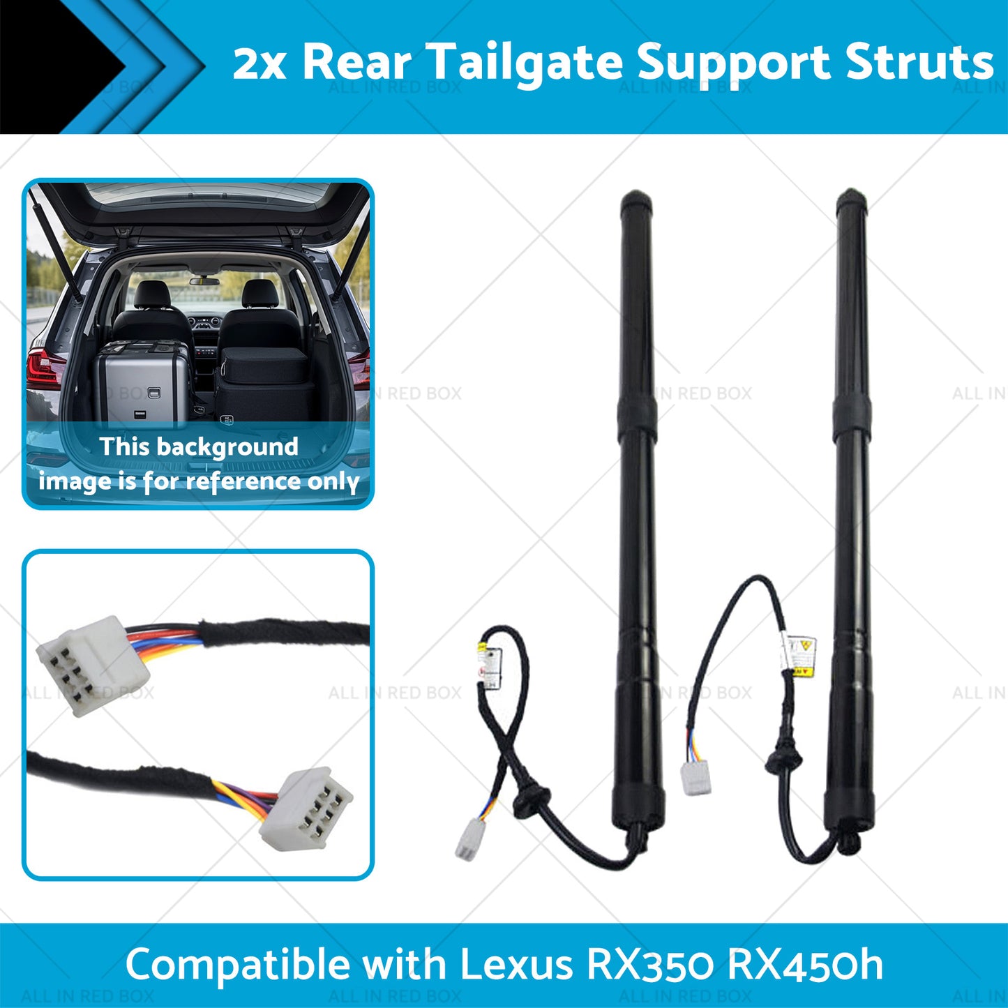 {{ 2x Rear Tailgate Support Struts Suitable for Lexus RX350 RX450h 6892048031 16-19 }} - Buy Car Parts Online at {{ Kaka Auto Parts }}.