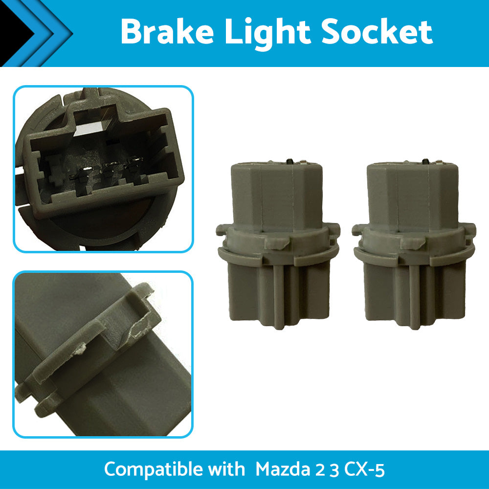 {{ Suitable For Mazda 2 3 CX-5 Tail Rear Brake Light Lamp Bulb Socket Lid G14S513E7 }} - Buy Car Parts Online at {{ Kaka Auto Parts }}.