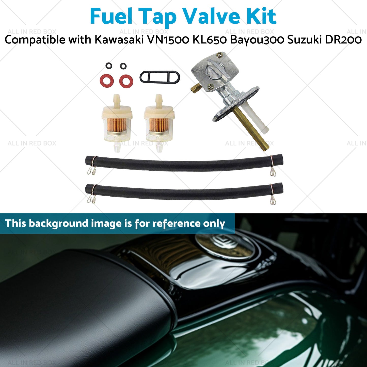 {{ 5 16'' Fuel Valve Switch Petcock For Kawasaki VN1500 KL650 Bayou300 Suzuki DR200 }} - Buy Car Parts Online at {{ Kaka Auto Parts }}.