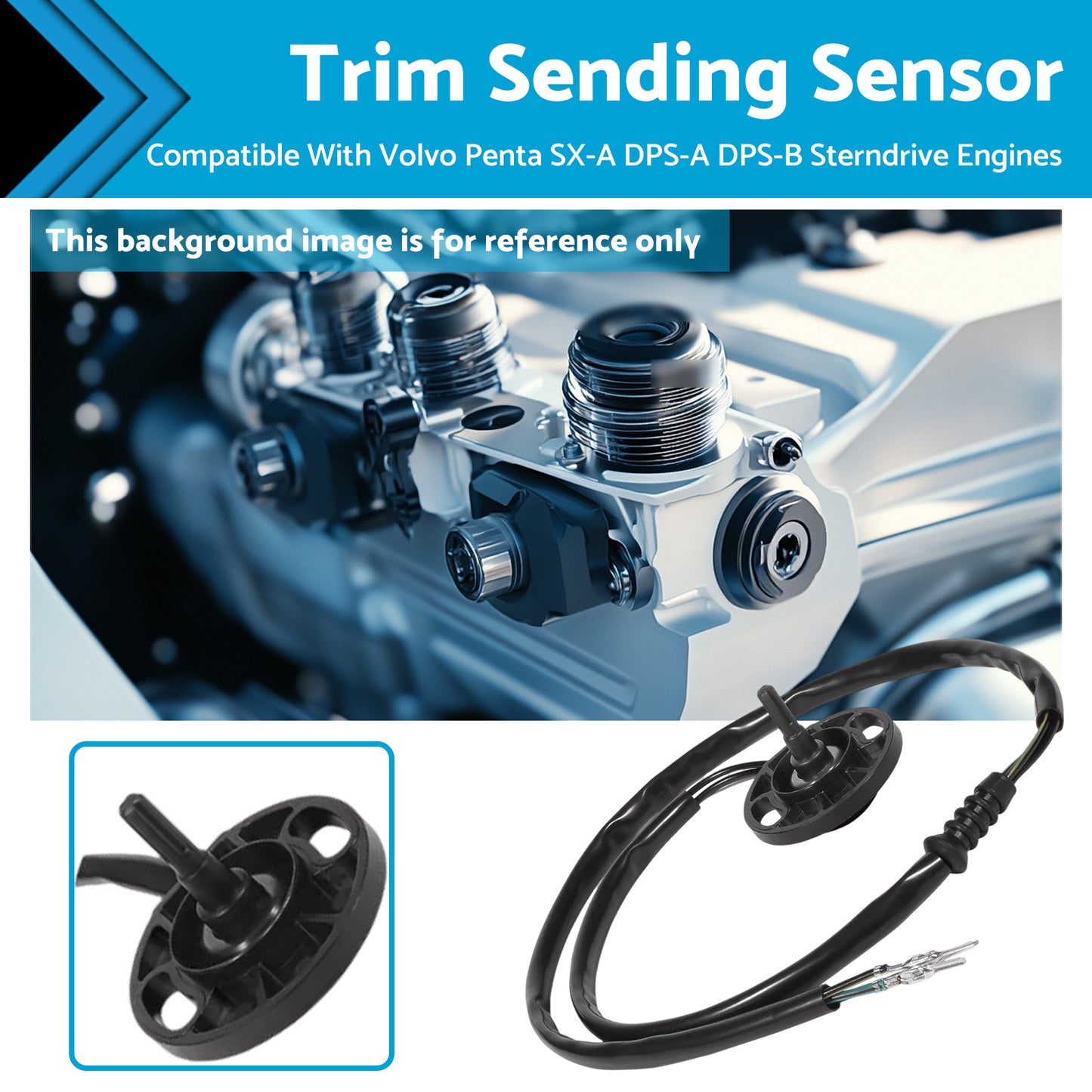 {{ Trim Sending Sensor Suitable For Volvo Penta TSK-A-32 TSK-A-42-NPT TSK-A-52-NPT }} - Buy Car Parts Online at {{ Kaka Auto Parts }}.