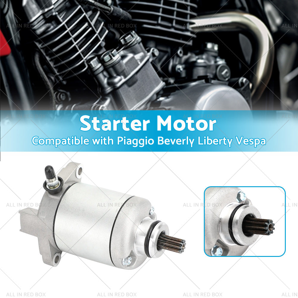 {{ Starter Suitable For Piaggio Fly 125 Vespa LX 125 Liberty 150 X8 X9 200 X-Evo }} - Buy Car Parts Online at {{ Kaka Auto Parts }}.
