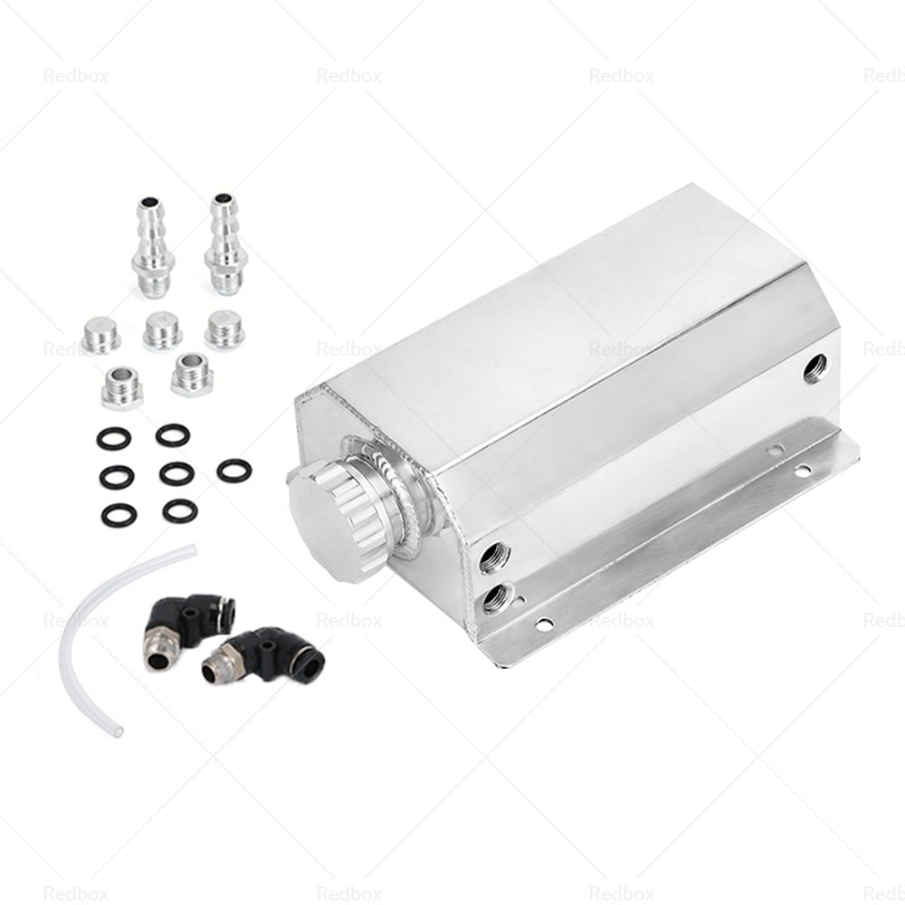 {{ Universal Aluminum 2L Coolant Radiator Overflow Recovery Water Tank Bottle }} - Buy Car Parts Online at {{ Kaka Auto Parts }}.