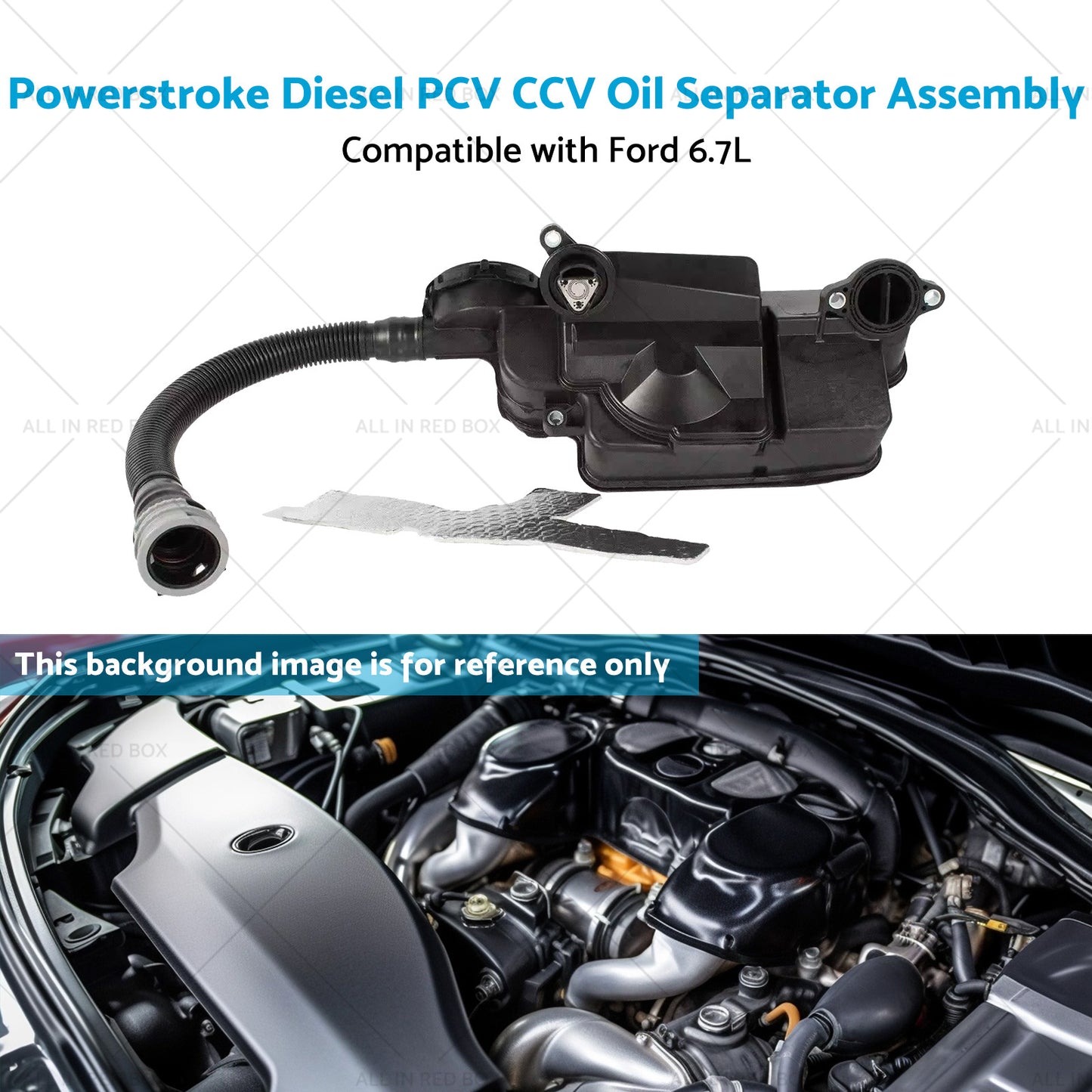 {{ Powerstroke Diesel PCV CCV Oil Separator Assembly Suitable for 11-16 Ford 6. 7L }} - Buy Car Parts Online at {{ Kaka Auto Parts }}.