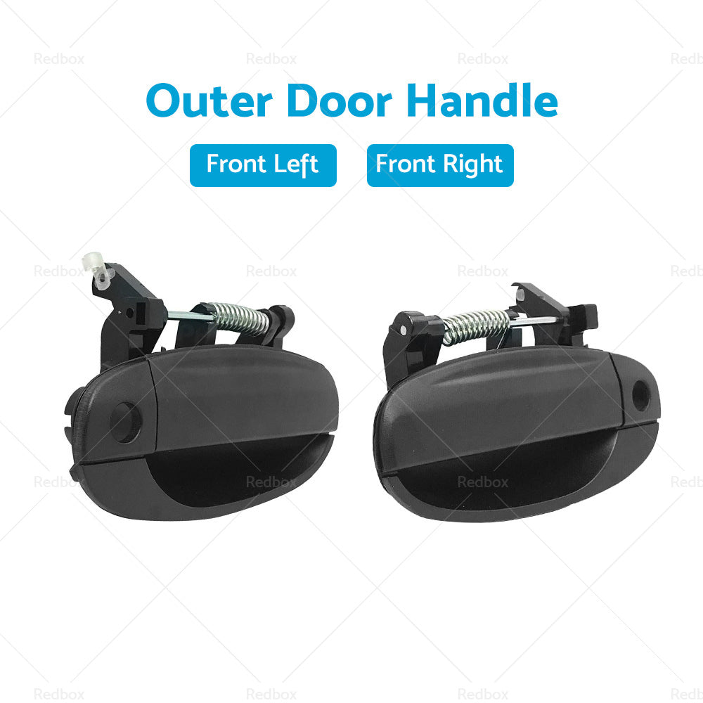 {{ Door Handle Outer LeftRight Front Black for Holden Barina TK Hatch 2005-2011 }} - Buy Car Parts Online at {{ Kaka Auto Parts }}.